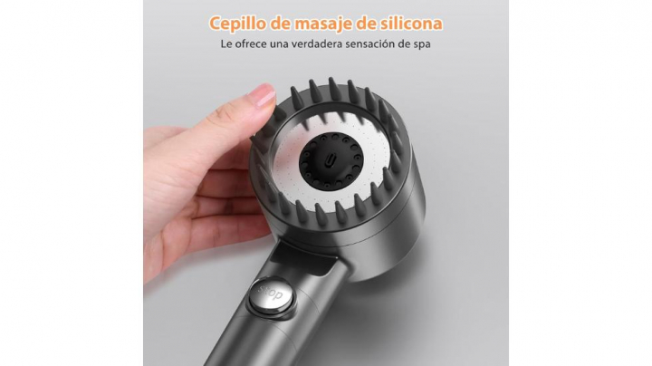 Este cabezal de ducha es muy bueno y da masajes en el cuerpo