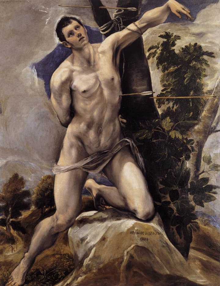 El cuadro 'El martirio de san Sebastián', de El Greco.