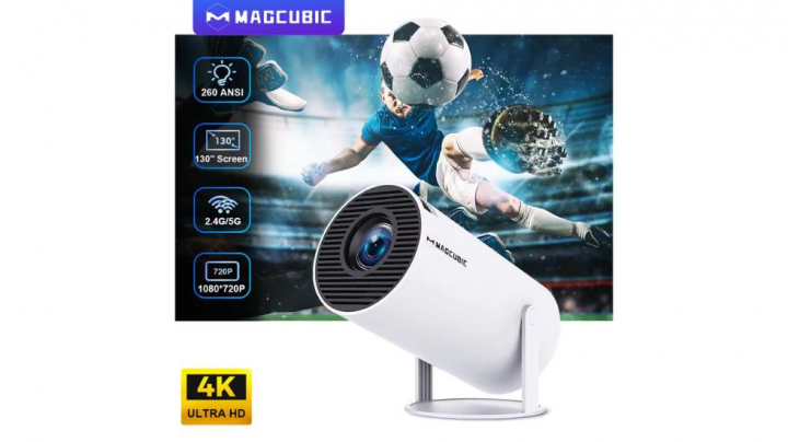 Esta es una de las mejores ofertas de AliExpress: proyector portátil