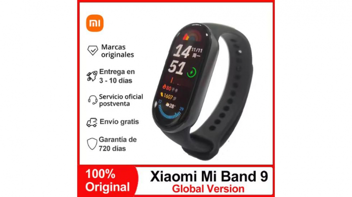 Estos son los mejores chollos de AliExpress: Pulsera inteligente Xiaomi Mi Band 9