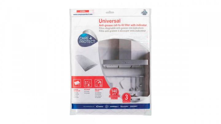 El filtro sobre fondo blanco