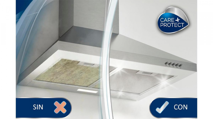 El filtro sobre fondo blanco