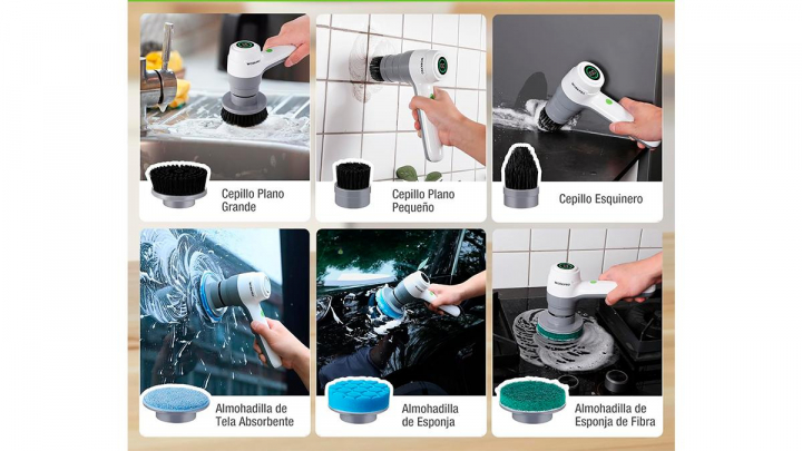 Cepillo sobre fondo blanco