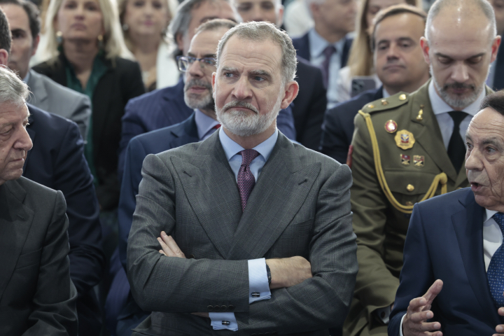 Felipe VI en el 30º aniversario de la Universidad Alfonso X El Sabio este miércoles.