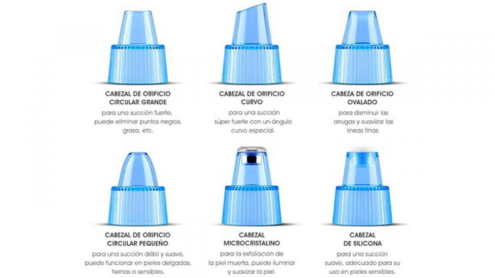 Cabezales sobre fondo blanco