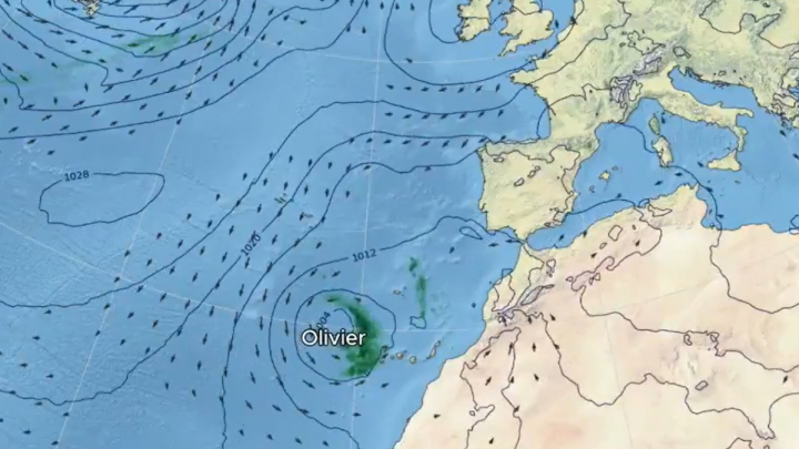 Mapa de predicción del tiempo en Canarias para este miércoles, 9 de abril