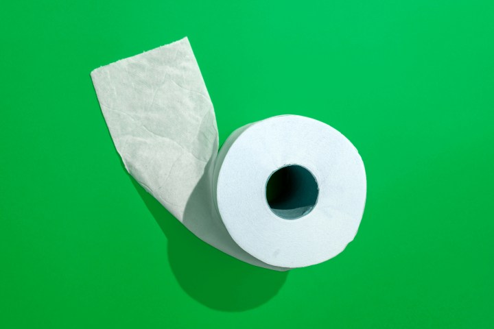 Papel higiénico.
