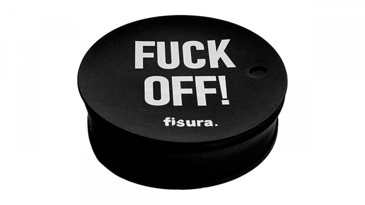 tapa antidroga sobre fondo blanco