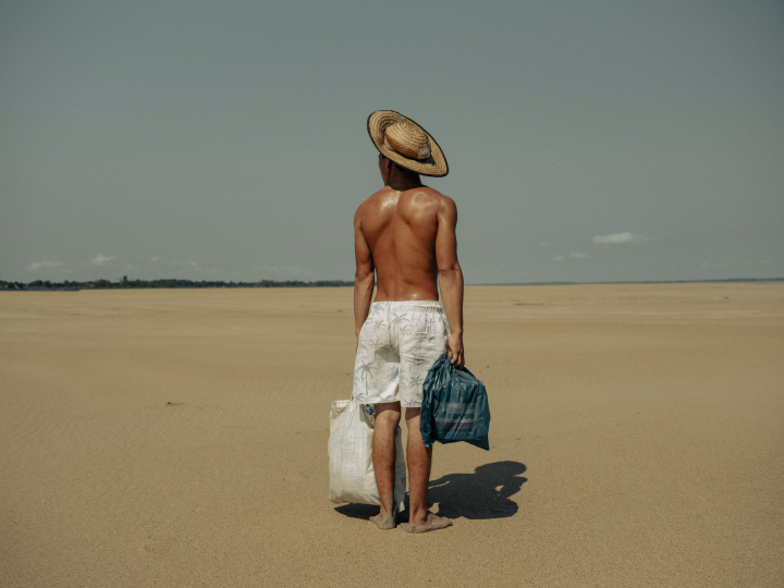 Sequía en el Amazonas.