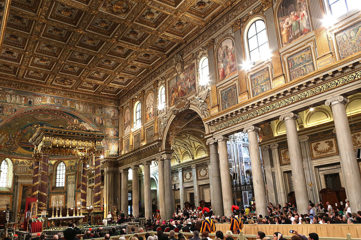 Basílica Papal de Santa María la Mayor, Roma (Italia).