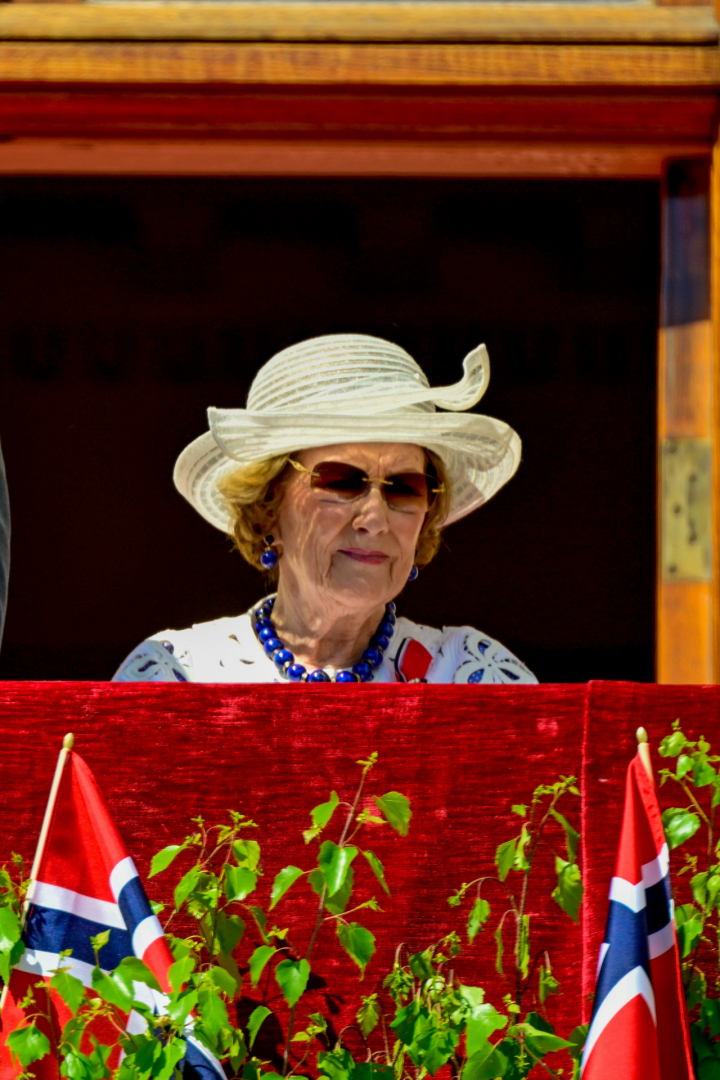 La reina Sonia de Noruega, el 17 de mayo de 2024.