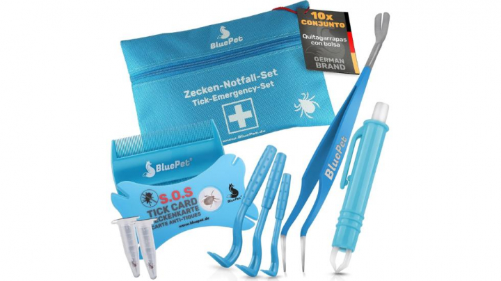Este es el kit contra garrapatas más vendido en Amazon