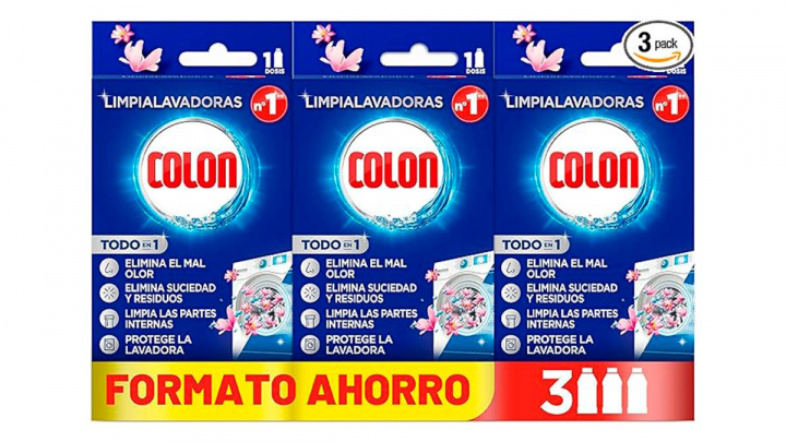 Limpialavadoras sobre fondo blanco