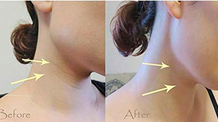 Crema antiarrugas sobre fondo blanco