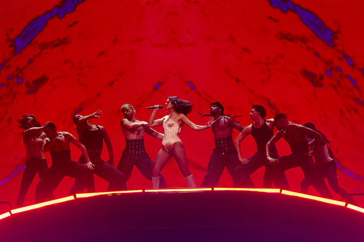 Concierto de la gira Radical Optimism de Dua Lipa en Auckland, Nueva Zelanda.