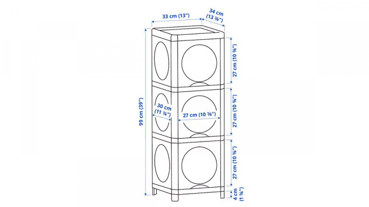 armario sobre fondo blanco