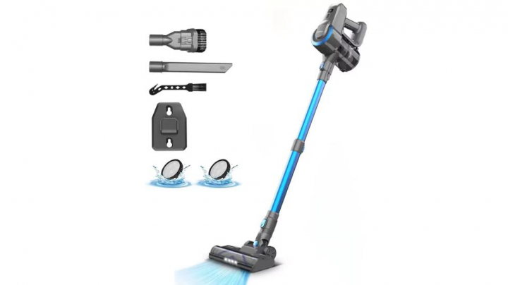 Aspiradora vertical para limpiar la casa