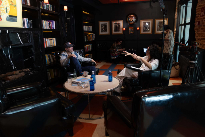 Sergio Peris-Mencheta en un momento de la entrevista.