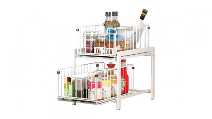 organizador de cocina sobre fondo blanco.