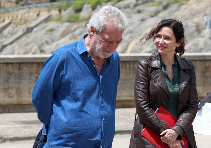 El asesor de la presidenta madrileña, Miguel Ángel Rodríguez, con Isabel Díaz Ayuso; en una imagen de archivo.