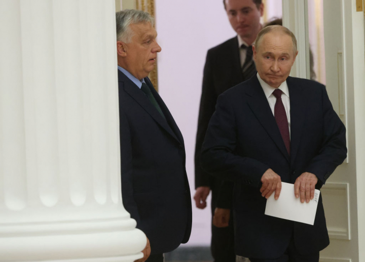 Víktor Orbán, en su visita a Moscú en 2024