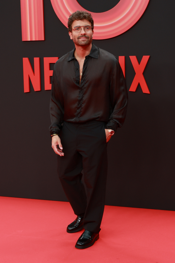 Pablo Alborán, en el 10º aniversario de Netflix el 10 de junio de 2025.
