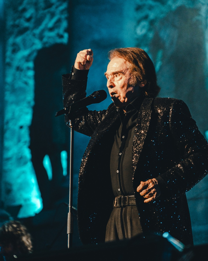 Raphael, en su regreso a los escenarios seis meses después de su linfoma