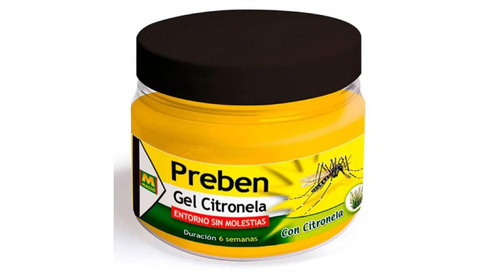 ahuyentador de mosquitos en formato gel con esencia natural a citronela