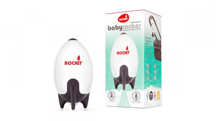 Cohete vibrador sobre fondo blanco.