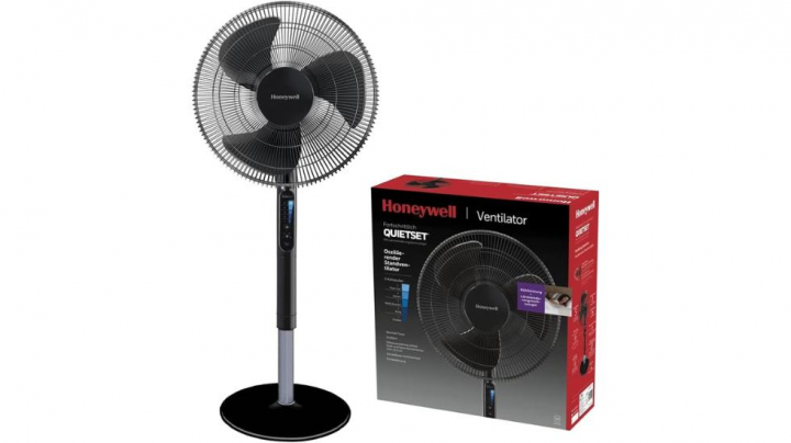 Vista del ventilador Honeywell HSF600WE