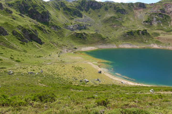 Lago de Saliencia en el Parque Natural de Somiedo.