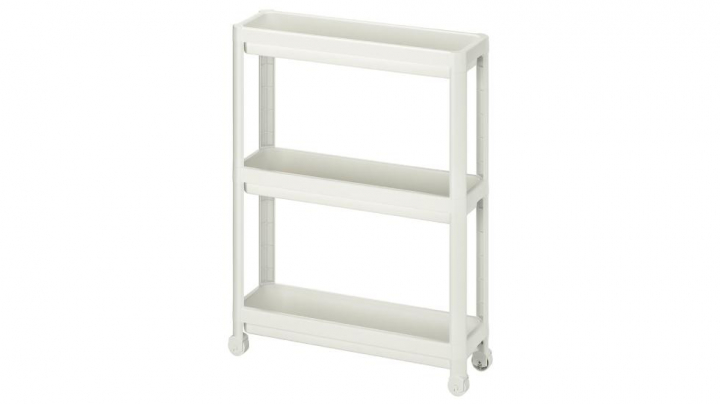 carrito estrecho ikea para cocina y baño