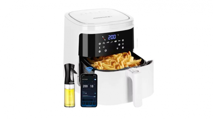 Vista de la freidora de aire Aigostar.