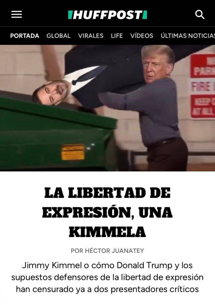 Así cubrimos en El HuffPost España la breve cancelación del presentador Jimmy Kimmel