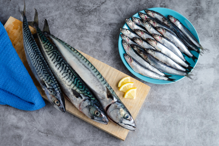 Una dieta rica en pescado azul favorece la salud cardiovascular.