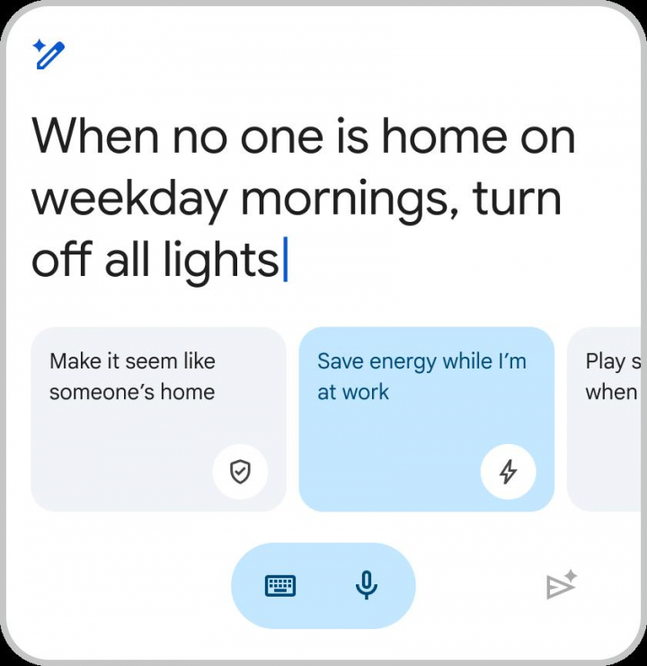 Conversación entre un usuario y 'Google for Home'.