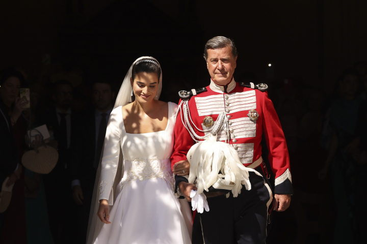 Cayetano Martínez de Irujo y Barbara Mirjan, convertidos en marido y mujer tras su boda