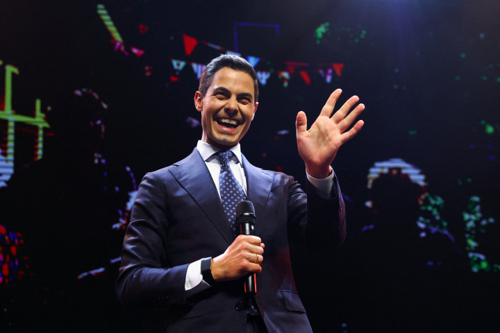 El líder de los liberales progresistas, el D66, Rob Jetten