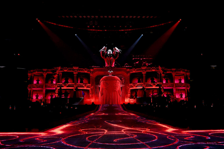 Un instante del concierto de Lady Gaga en Barcelona.