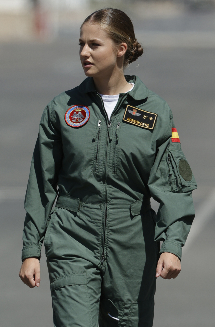 La princesa Leonor, en su primer día en la Academia del Ejército del Aire en San Javier (Murcia)