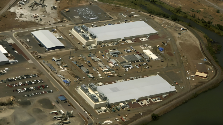 Instalaciones de Google en el pueblo de The Dalles en Oregón
