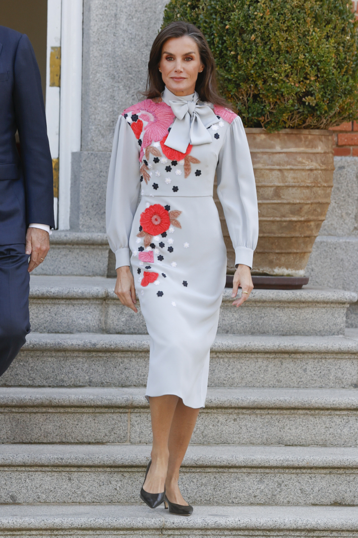 Letizia, este martes en el almuerzo en Zarzuela