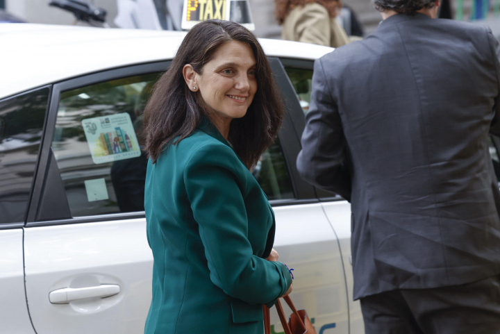 Pilar Sánchez Acera, la actual número dos del PSOE de Madrid y exjefa de gabinete del entonces director del gabinete de Presidencia de Gobierno, llega este miércoles al Tribunal Supremo para testificar como testigo en el juicio al fiscal general del Estado, Álvaro García Ortiz