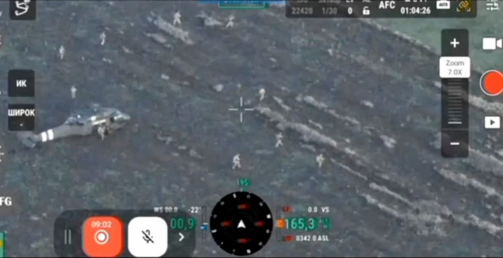 Desembarco de tropas ucranianas aerotransportadas en el frente de Pokrovsk (Donetsk, Donbás) en una operación especial relámpago contra Rusia.