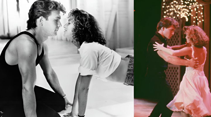 alt="alt="Dos imágenes sacadas de la película Dirty Dancing""