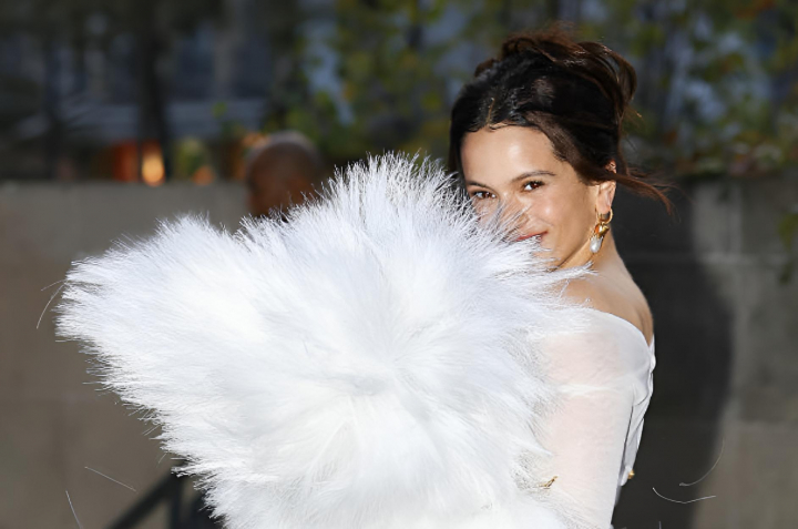 alt="alt="Rosalía en el desfile de Schiaparelli Womenswear Spring/Summer 2026 de la Paris Fashion Week""