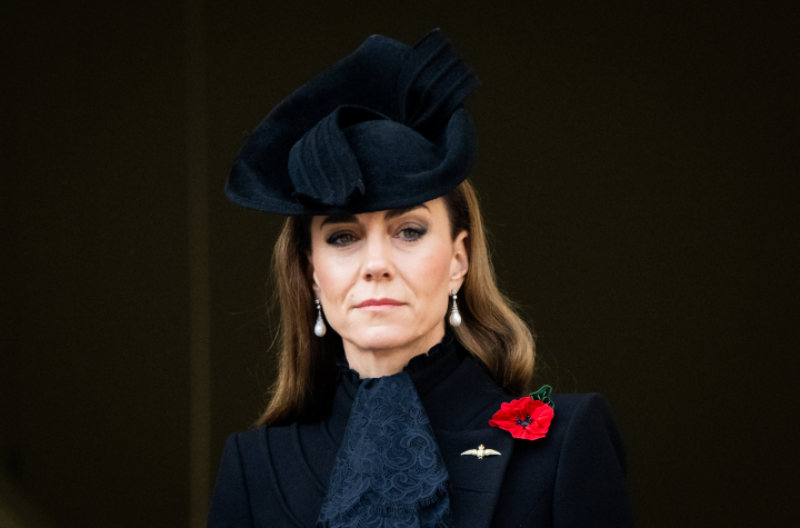 Kate Middleton en los actos del Día del Recuerdo en el Cenotafio de Whitehall en Londres