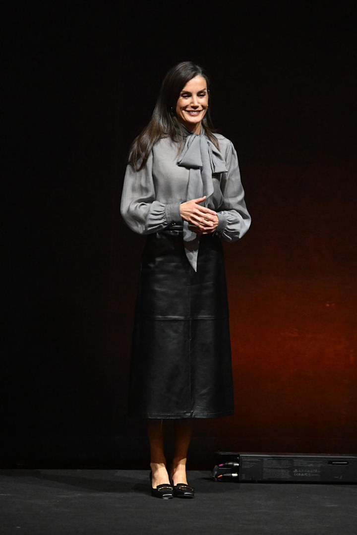 La reina Letizia, este jueves en el Teatro Real