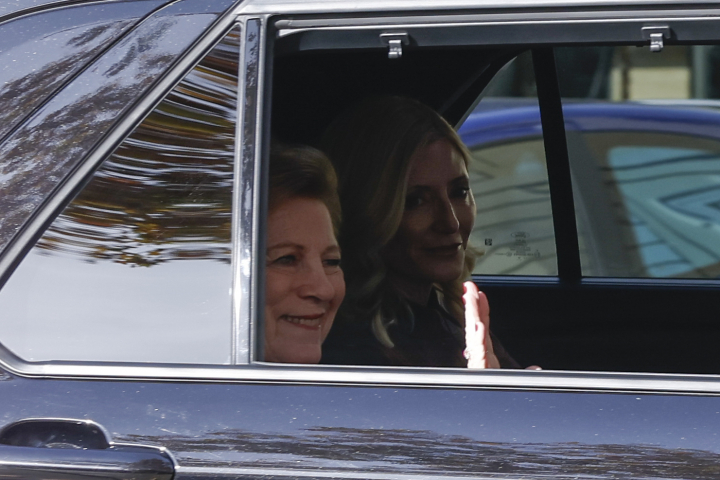 Ana María de Grecia y Marie Chantal de Grecia en el 50 aniversario de la monarquía