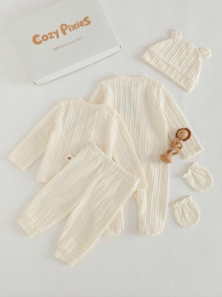 Conjunto para bebé con estampado de oso